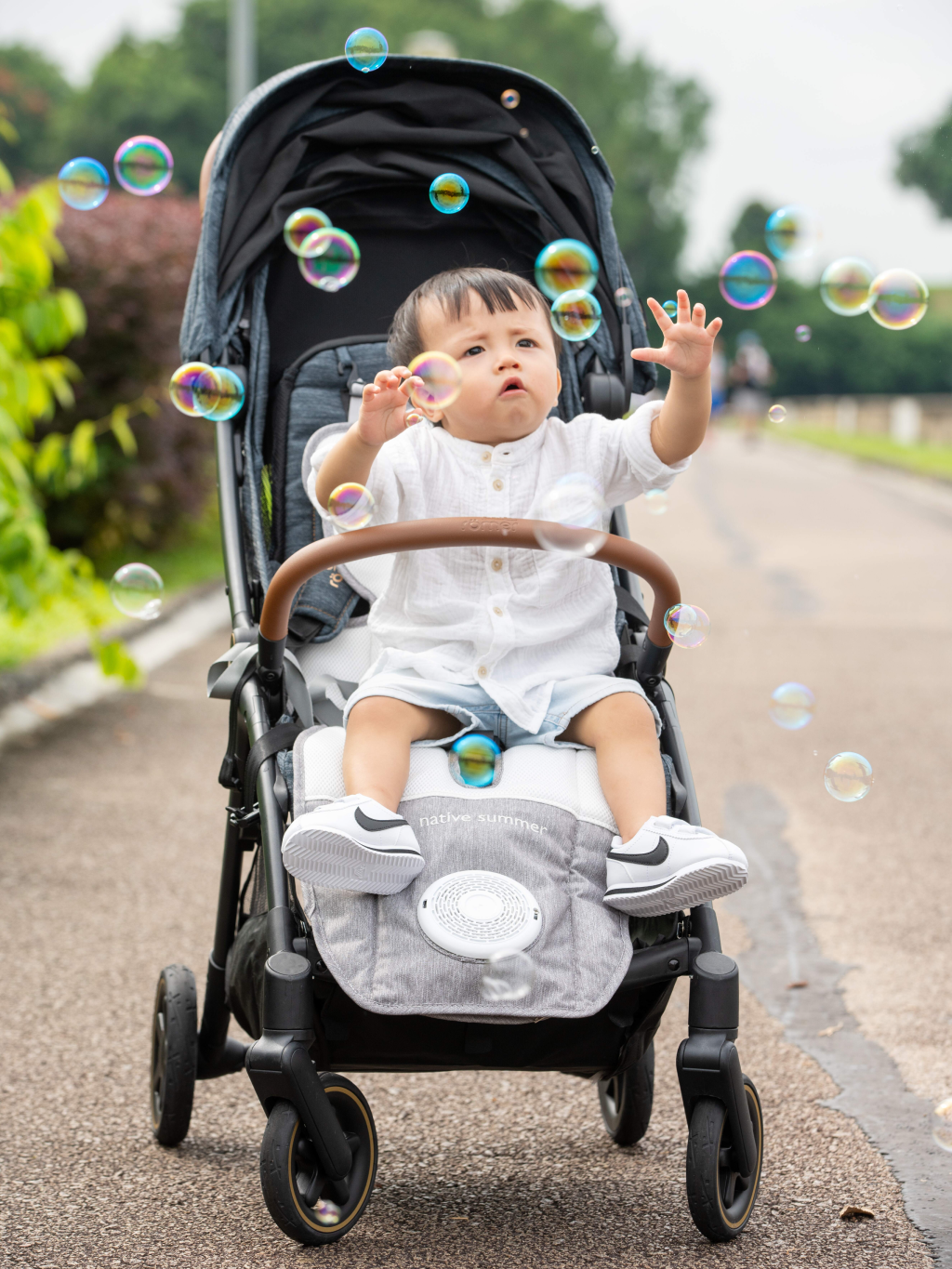 car seat stroller for air travel Air Mesh - Stroller Cooling Seat (Grey)