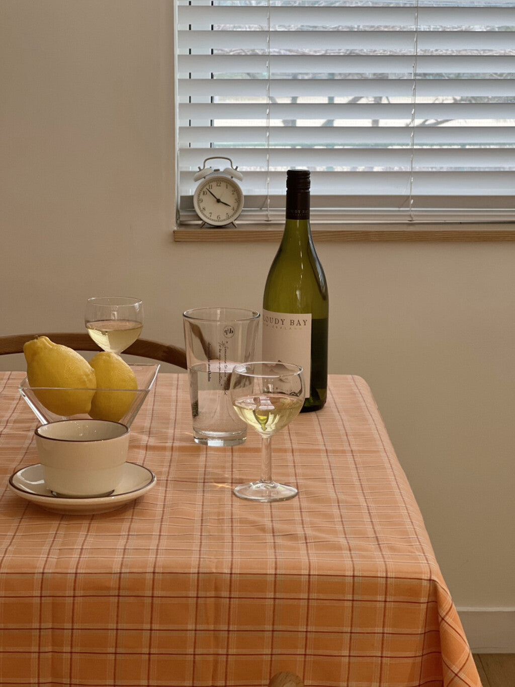 Summerlicious Picnic Mat (Orange Big-Checkered)