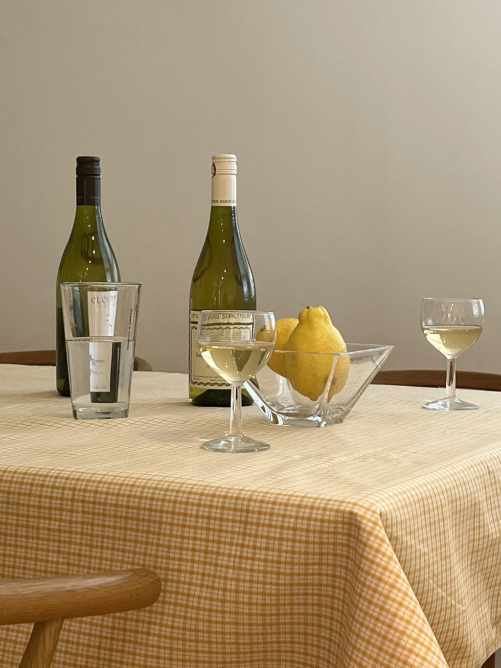 Summerlicious Picnic Mat (Yellow Mini-Checkered)