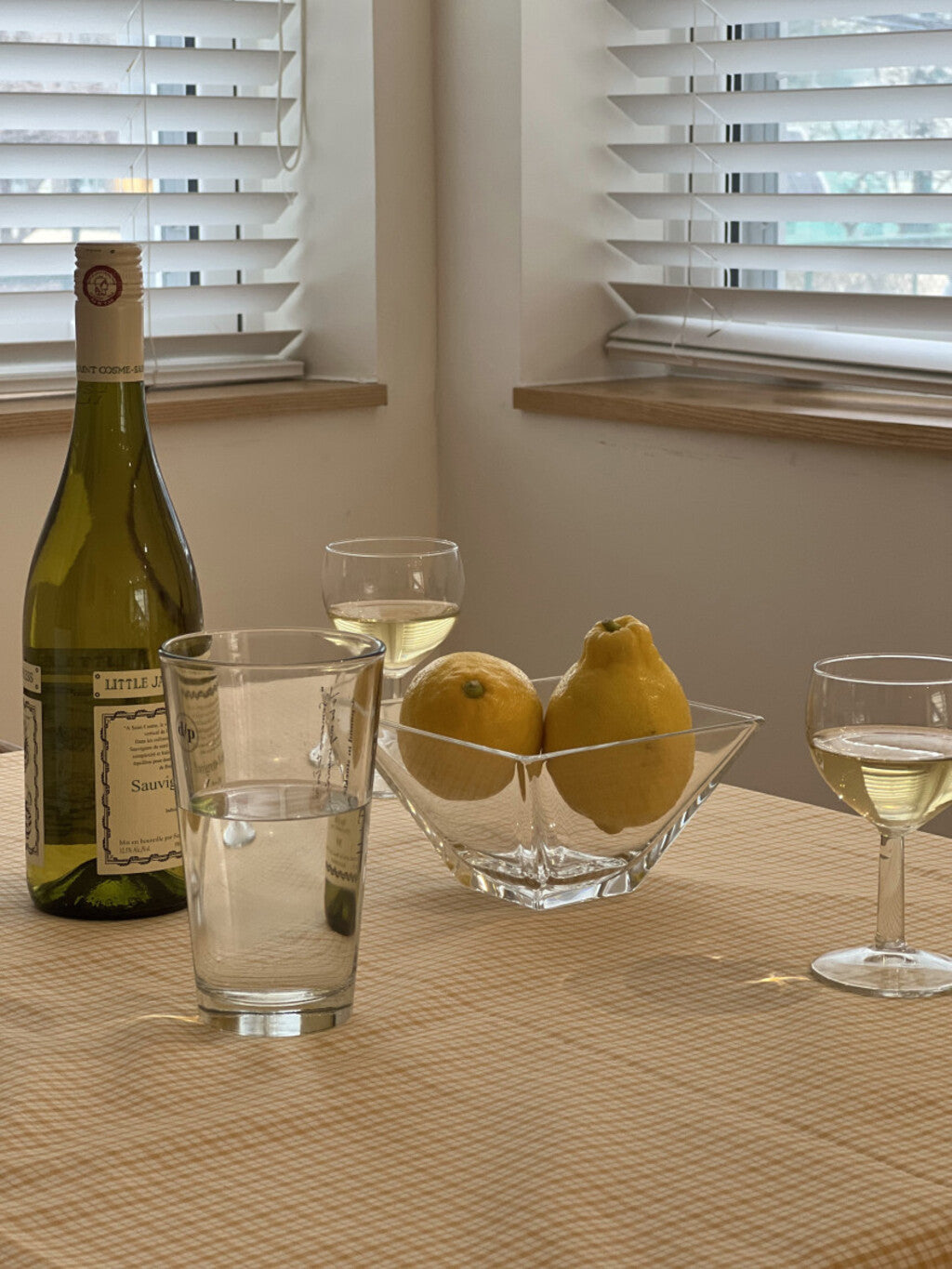 Summerlicious Picnic Mat (Yellow Mini-Checkered)